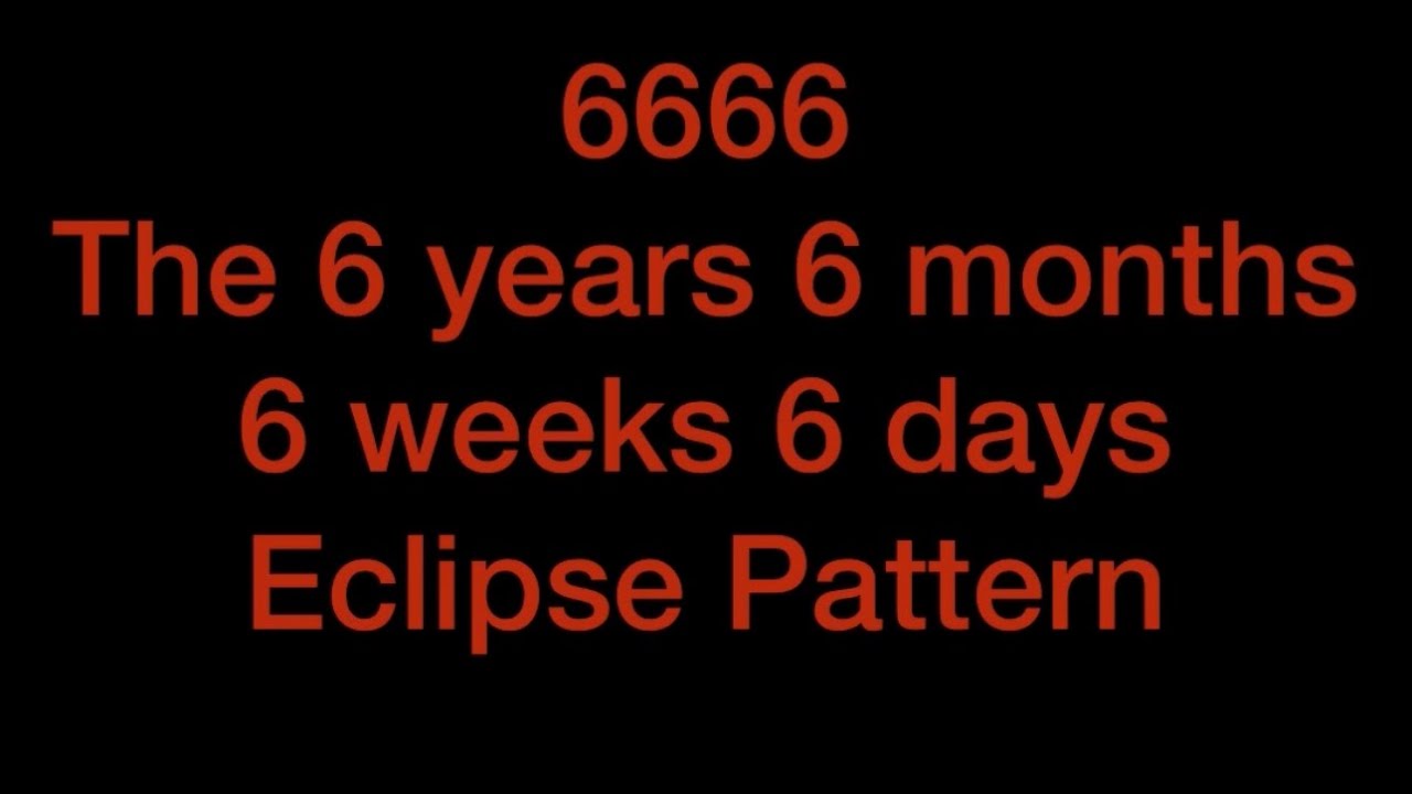 6666 - Eclipse Pattern of 6 years 6 months 6 weeks 6 days - Beginning ...