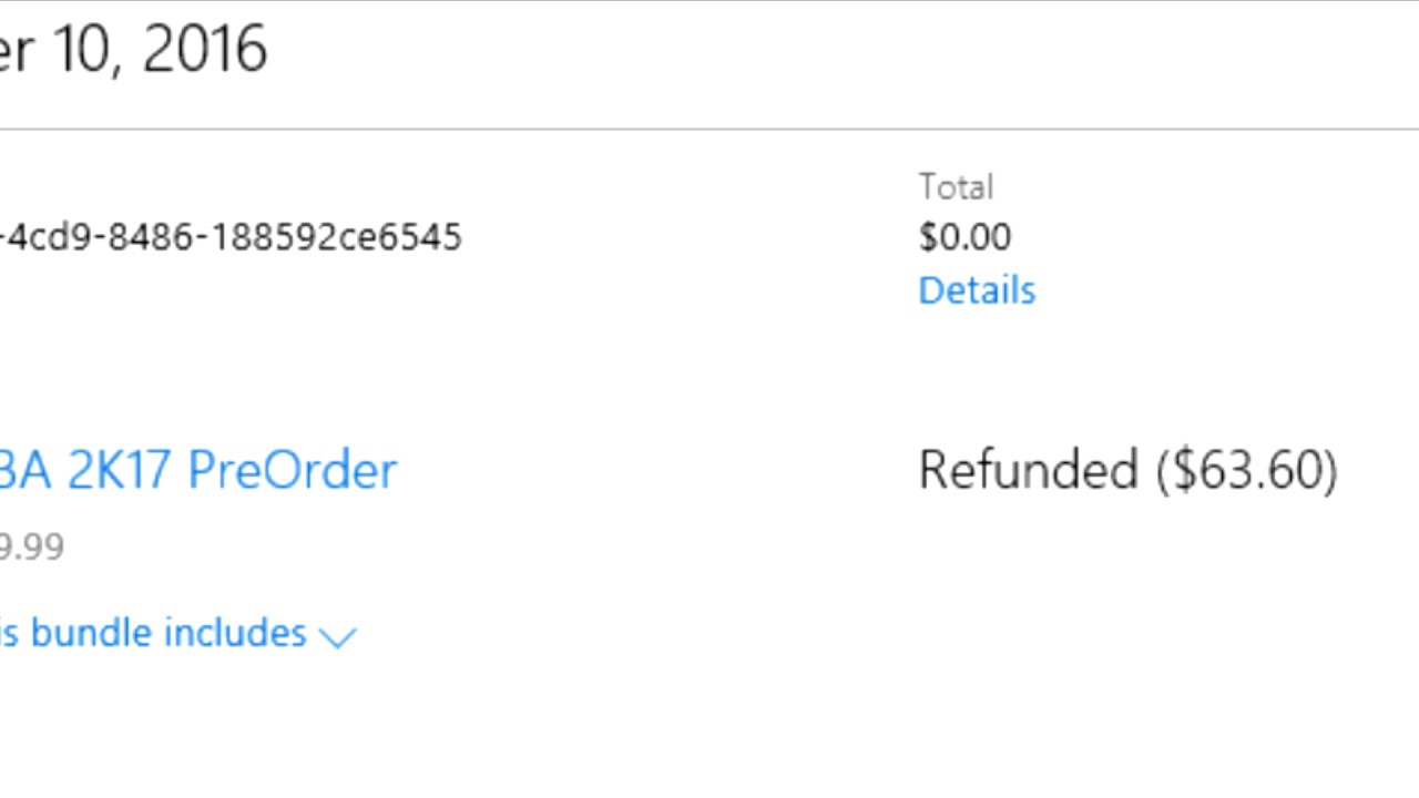 Refund xbox Microsoft Refund