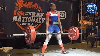 Samantha Calhoun  - 1st Place 63 kg. - USAPL Raw Nationals 2019 - 511 kg Total