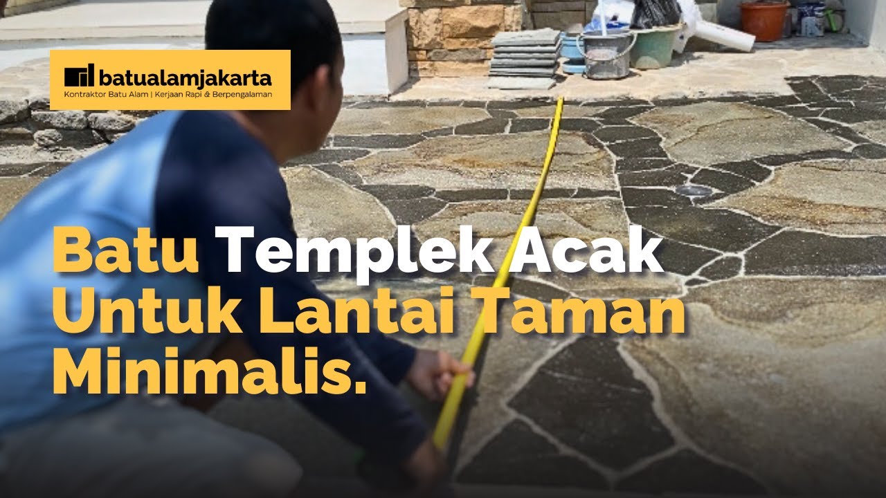 Ukurannya Gede!! Batu Templek Yang Sering Untuk Jalan Setapak atau Teras Rumah.