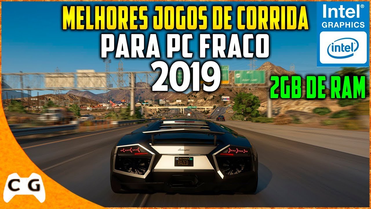 Jogo de Corrida Realista Que Roda Em PC FRACO 4gb de RAM Intel