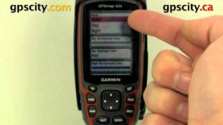 Setting up the display in the Garmin GPSMap 62s with Experts GPS City