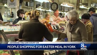 Busy day for businesses in York as people prepare for Easter