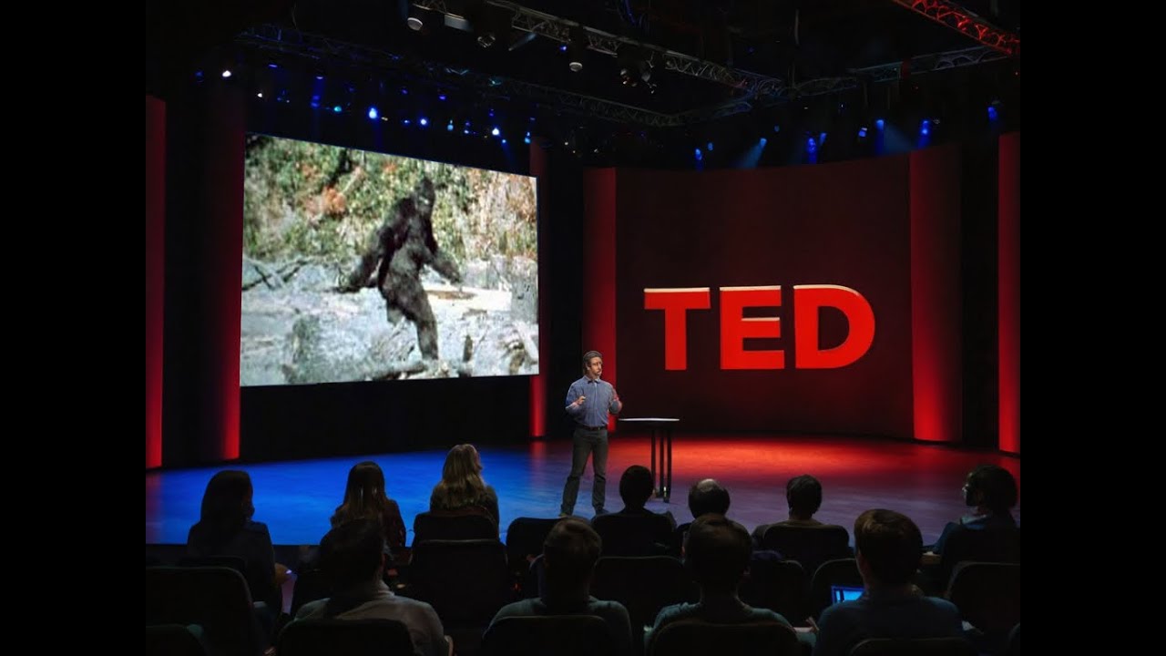 Выступление Бигфута на TED (на доказательстве)