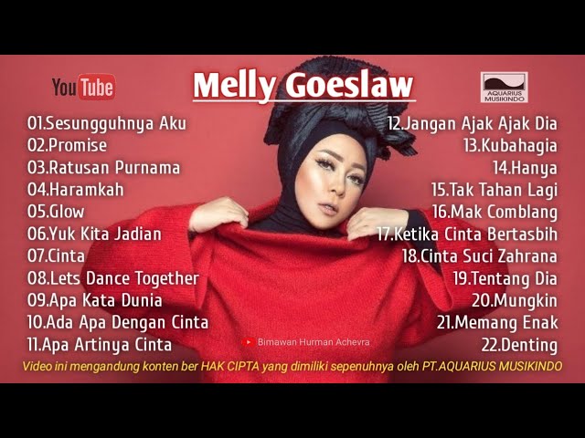 MELLY GOESLAW | FULL ALBUM KOMPILASI SOUNDTRACK TERPOPULER class=