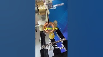 Ring automatic winding machine, magnetic ring winding machine, double-layer winding!