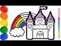 How to Draw a Princess Castle | Bublik TV