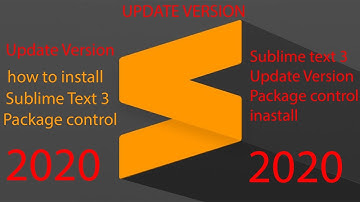 How to install sublime text 3 package control 2020 | web design bangla tutorial