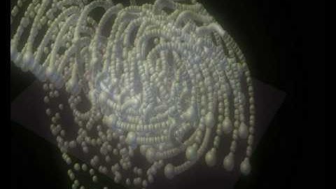 Maya particle Dynamics motion. Newton and Radial Fields 2