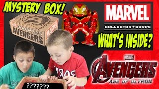 Mystery Marvel Collector Corps Unboxing w/ FGTEEV KIDS (Avengers Age of Ultron April 2015 Box) FUNKO