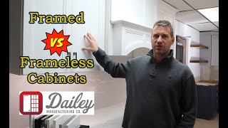 Framed vs. Frameless Cabinets | What's the Difference? | Dailey Manufacturing