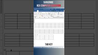 How to create a table in Microsoft Word | Unique Method of Table Creation in MS Word #shorts screenshot 5