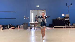 2023 pom try out dance front view