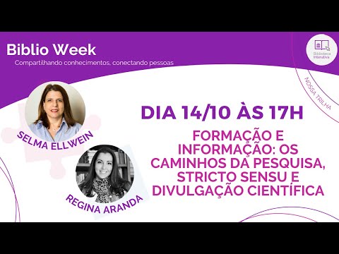 Formação e Informação  os caminhos da pesquisa, stricto sensu e divulgação científica