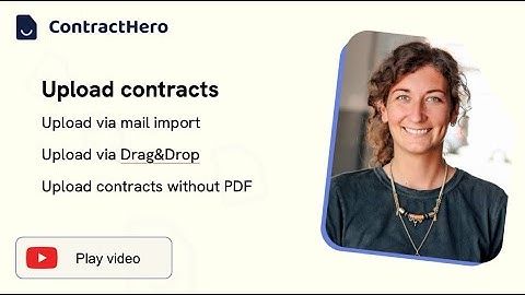 [EN] Import ContractHero contracts: Via Drag&Drop, mail, or with an Excel spreadsheet