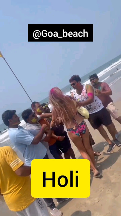 #Goa #beach #holi #shortsvideo