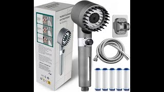 Ion Shower Drops Head Filtered Showerhead With Five Filters,Filtered Shower Head