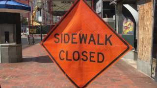 Akron knocks down Stage Left building next to Civic Theatre