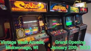 Vintage Vault Arcade, Mukwonago, WI Grand Opening (1 of 2)