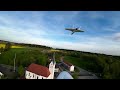 Funjet Ultra 2 FPV Low Altitude Formation flight with DJI O3 on Pan