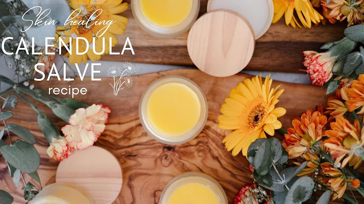 Homemade Calendula Salve | Natural healing skin care for cuts, scars, burns, eczema, dry skin