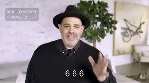 Rabbi Sobel explains the mark of the beast - 666
