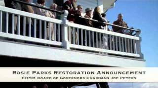 Skipjack Rosie Parks to Sail Again - November 5, 2010