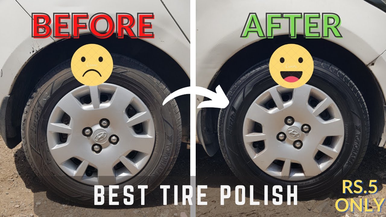 Best Tire Polish available for your car Shine your tires like new👌
