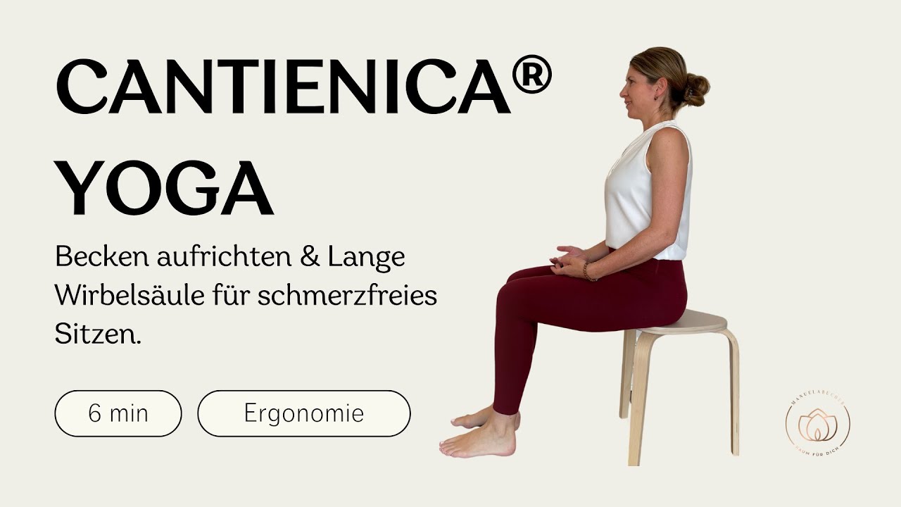 Beckenaufrichten und Wirbelsäule in die Länge dehnen