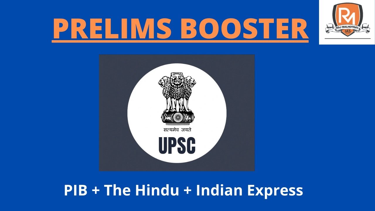 19th March - Prelims Booster - Current Affairs | UPSC | IAS | IAS 2022 (Hindi + English)