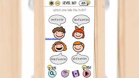 Brain Test Level 307 Which one tells the truth