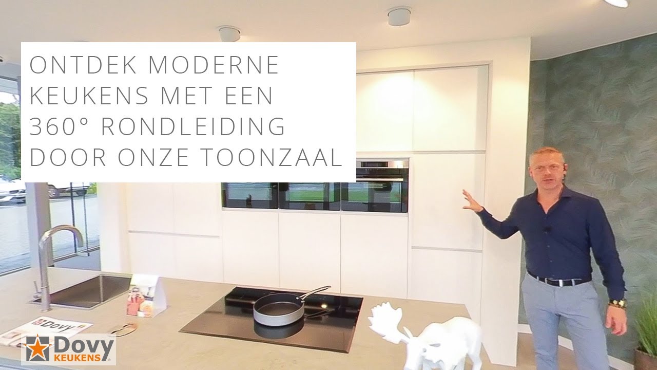 Muildier terugbetaling supermarkt Volg een virtuele rondleiding door de toonzaal en ontdek het aanbod moderne  keukens | Dovy Keukens - YouTube