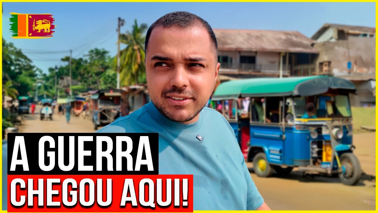 CHEGAMOS no SRI LANKA em meio à GUERRA... e tivemos que IR EMBORA!