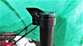 Exhaust Stack for Garden Tractor with Muffler & Flapper