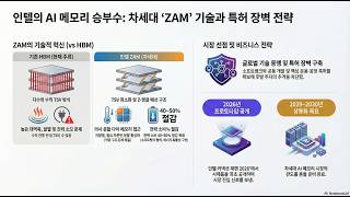 Will the HBM Era End The True Identity of 'ZAM', Intel Has Sharpened Its Blades in Preparation