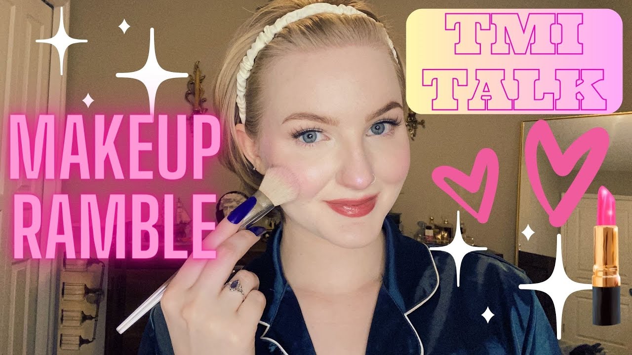 ASMR| GRWM 💄TMI Whispered Ramble: Makeup sounds💋