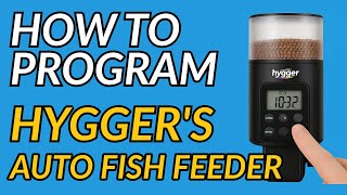 COMPLETE Setup & Programming Guide!  Hygger 967 Automatic Fish Pond Feeder: