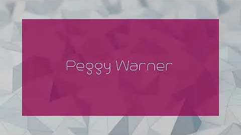 Peggy Warner - appearance