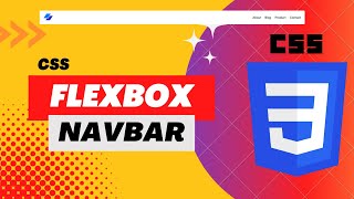 Create a Simple Navigation Bar Using CSS Flexbox Layout