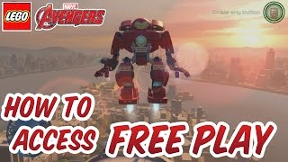 Lego Marvel's Avengers - How to Access Free Play in Hub Areas
