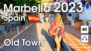 Marbella 🇪🇸 Very Beautiful Old Town [ 4K ] Walking Tour