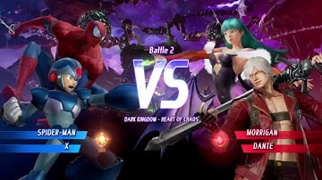 MARVEL VS. CAPCOM: INFINITE Spider-Man,X Gameplay In Arcade Mode