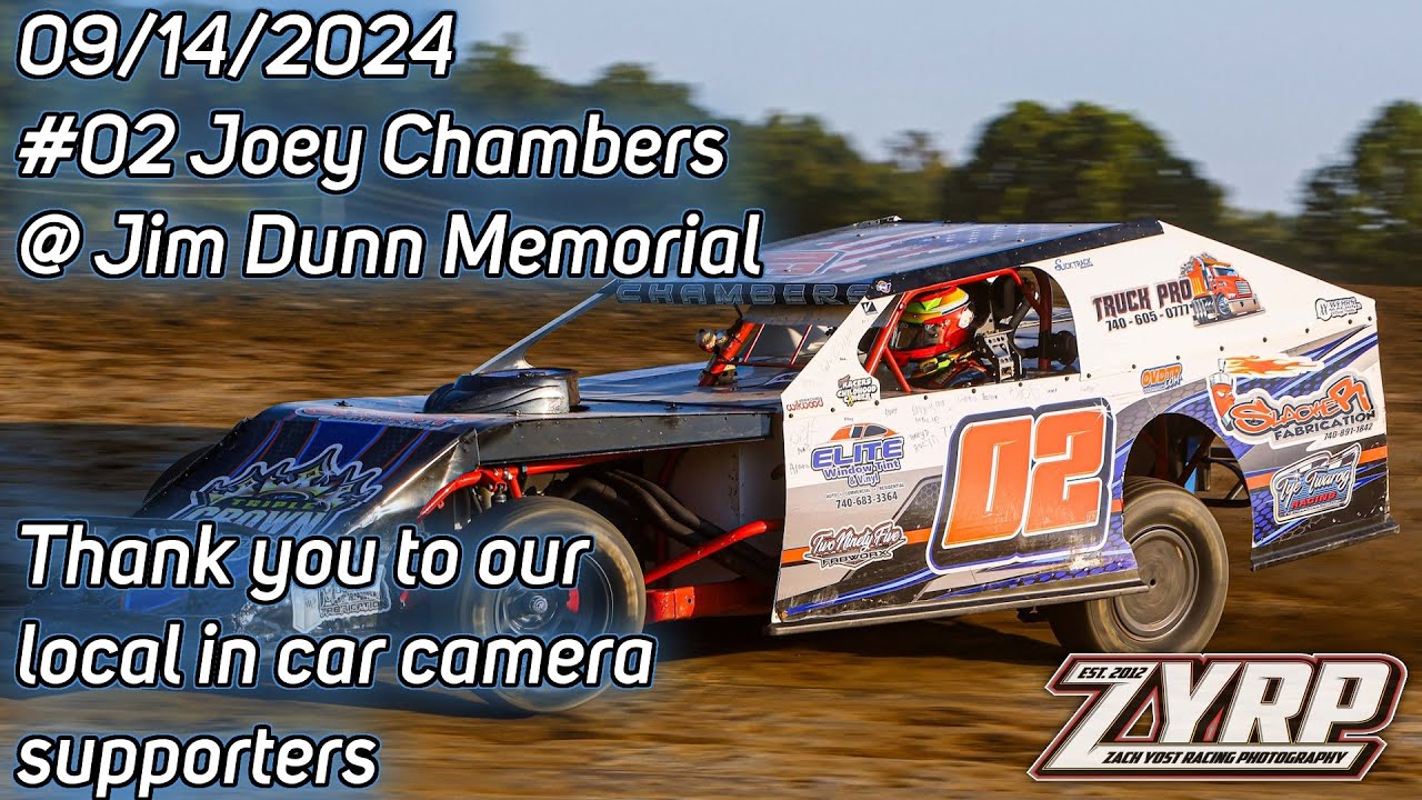 Joey Chambers @Muskingum County Speedway || 09/14/2024|| Jim Dunn ...