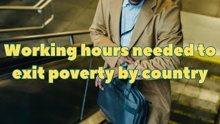 Working hours needed to exit poverty Jobless couple, 2 children, Hours at 67% average wage,2001–2023