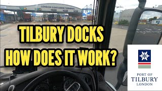 HGV | Trucker Tilbury Docks Container Terminal.