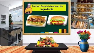 Portion Sandwiches And Its Ingredients
