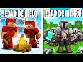 100 Jugadores Simulan la Civilización a Través del Tiempo en Minecraft