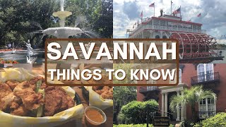 Things to Know BEFORE Visiting Savannah, Georgia  Savannah 10 Things to Know Before You Go!