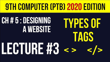 9th Computer PTB (New edition) Chapter 5:- Lecture 3