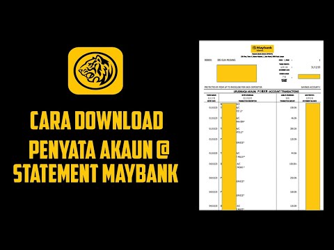 Cara Download Statement Maybank Menggunakan Maybank2u